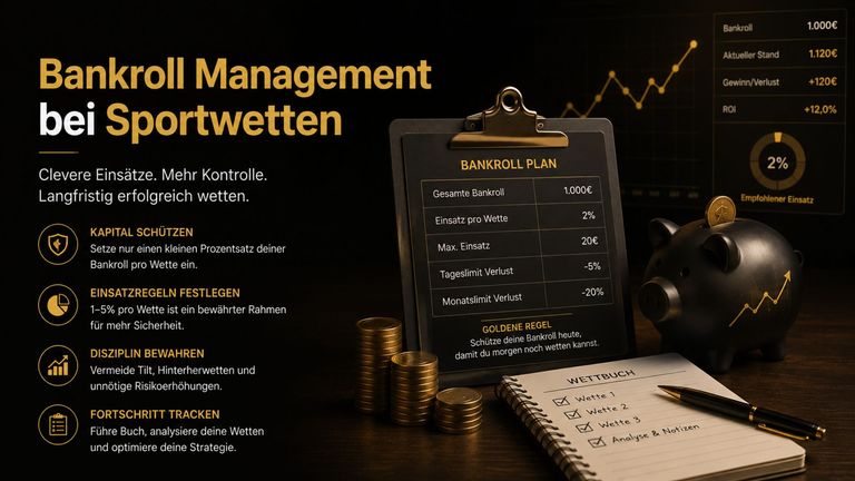 Bankroll Management bei Sportwetten: wie du deine Einsätze planst