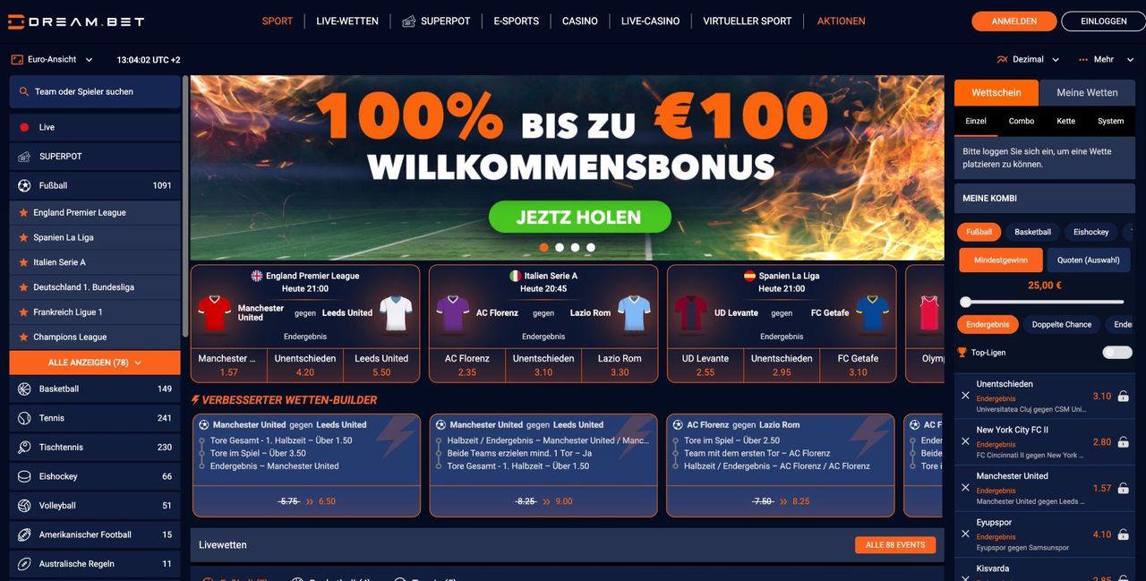 Dream.bet Bonus