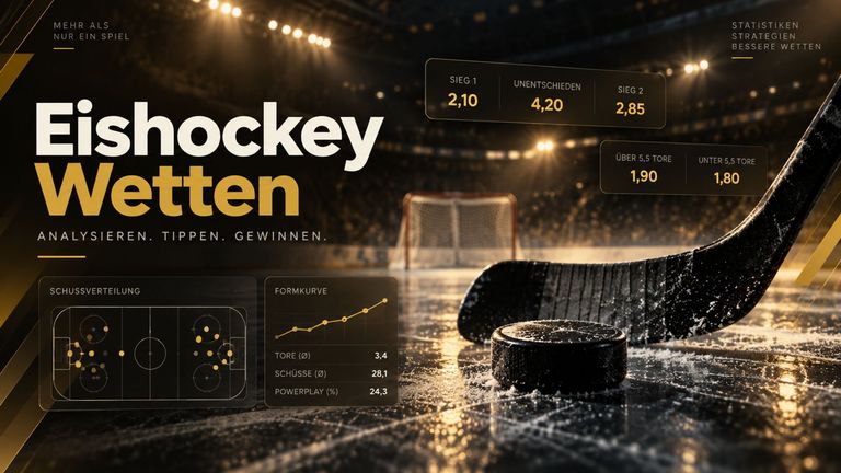 Eishockey Wetten auf DEL, Champions Hockey League, WM und Olympia