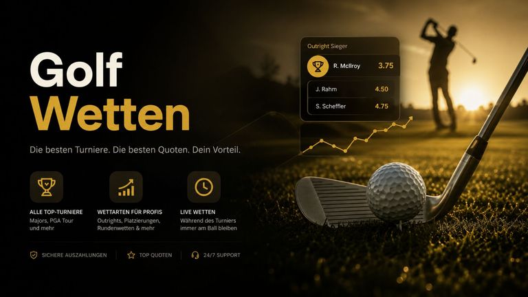 Golf Wetten: alle Wettarten und ihre Abrechnung