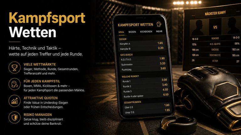 Wie funktionieren Kampfsport Wetten? Wettarten und Regeln