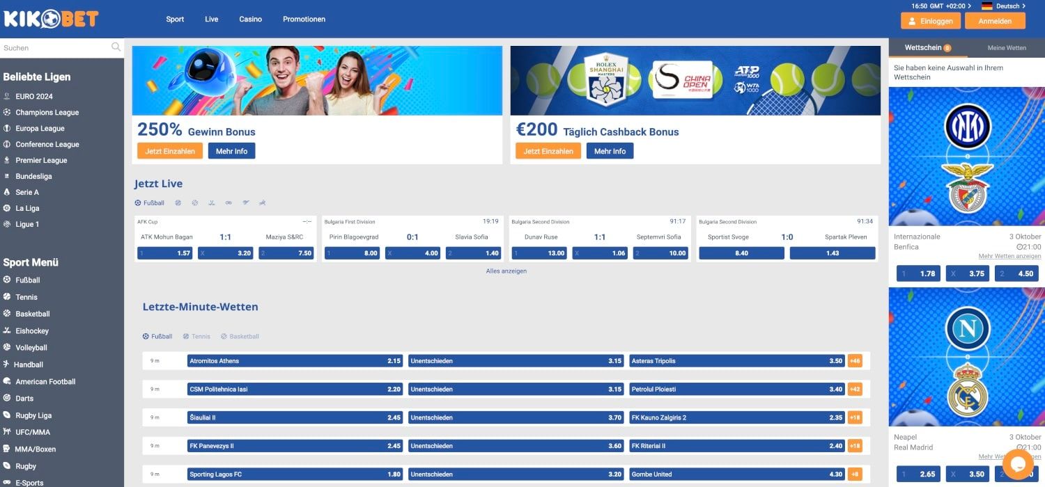 Kikobet Sportwetten