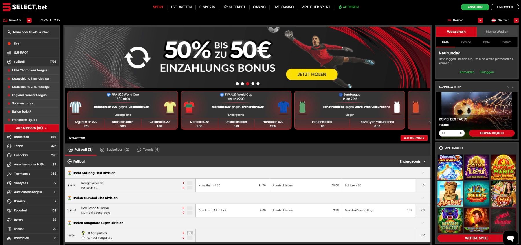 Select.bet Sportwetten