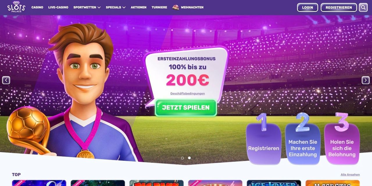 Slotspalace Bonus