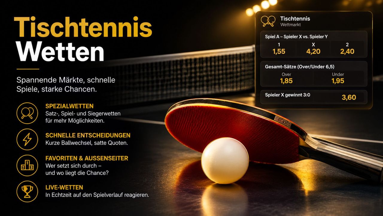 Tischtennis Wetten