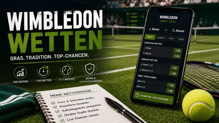 Wimbledon Wetten: auf wen und welche Wetten sich beim Turnier 2026 lohnen
